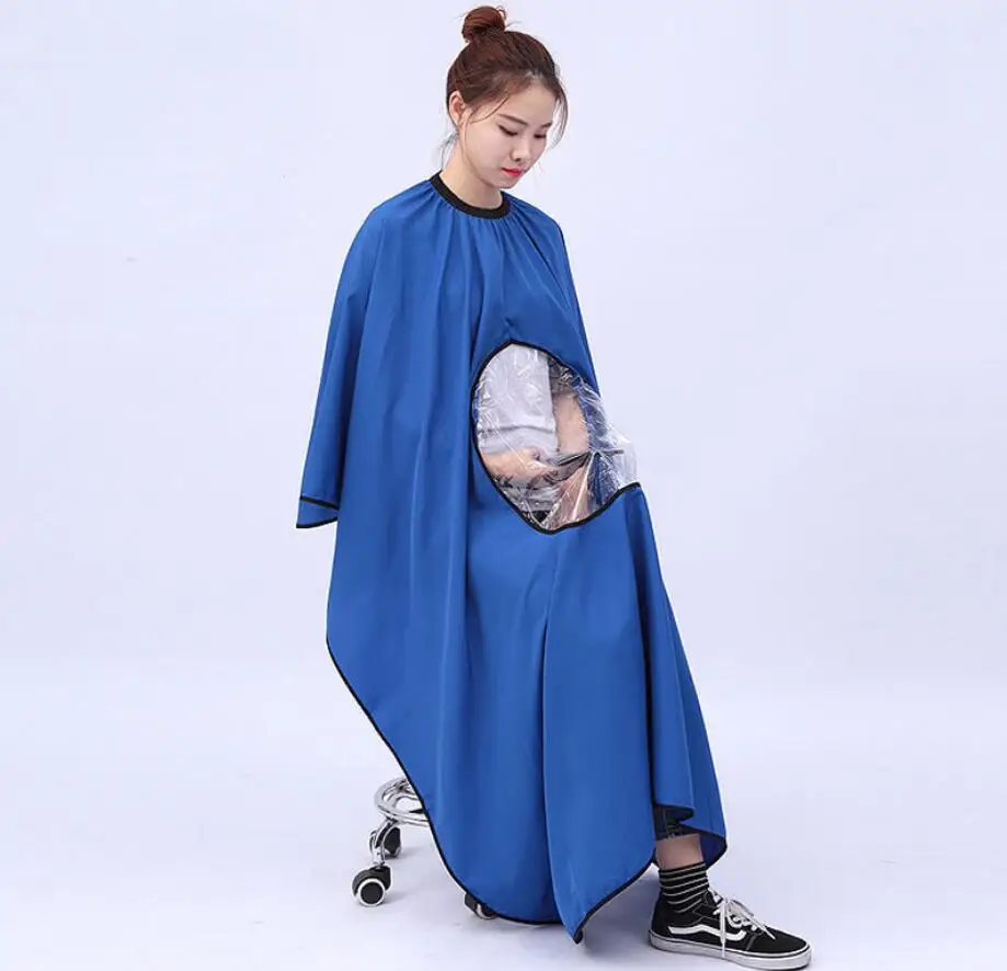 Профессиональный парикмахерский воротник водонепроницаемый ПВХ краска для