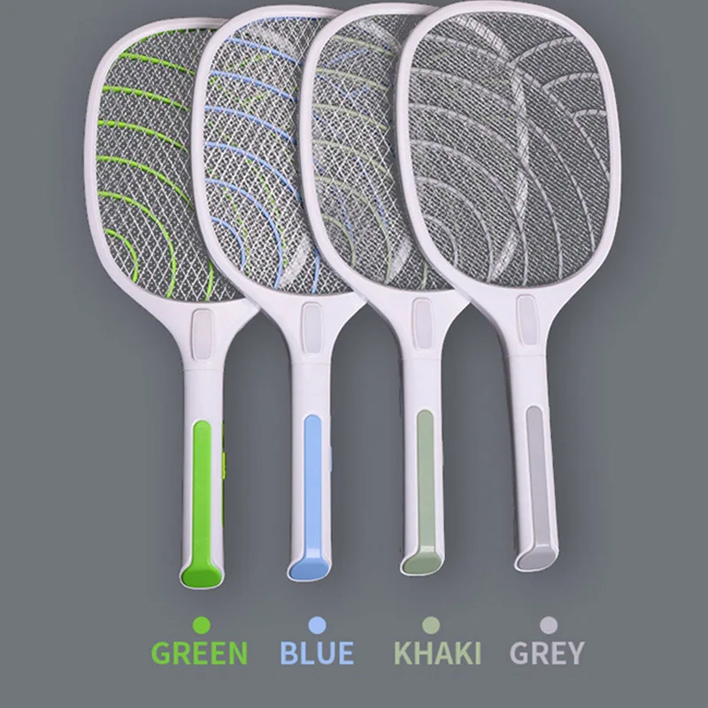 

High Quality Electric Mosquito Swatter New Electric Mosquito Swatter Electric Fly Swatter Bug Zappers 3-Layer Electrical