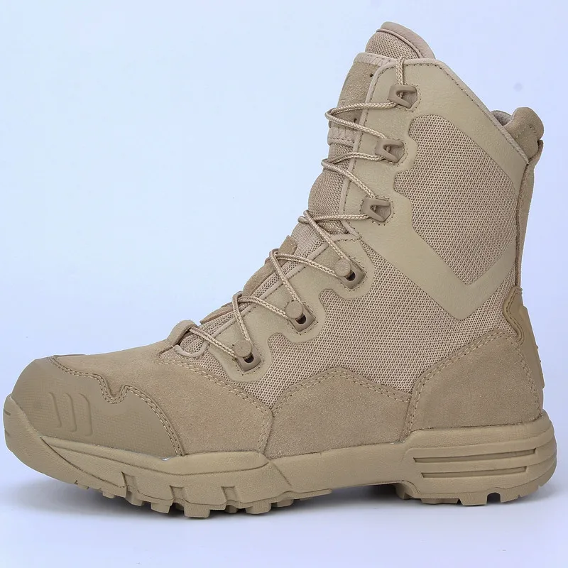 Кожаные дышащие ботинки для тренировок на открытом воздухе охоты скалолазания