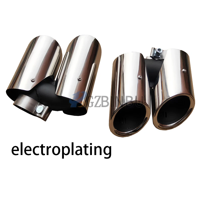 Пара наконечников глушителя наконечник выхлопной трубы для Porsche Macan глушитель 2020