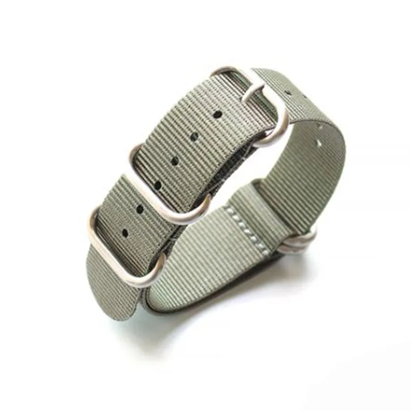 

Nylon Watchbands NATO Strap 18MM 19MM 20MM 21MM 22MM 23MM 24 26MM, Green Black Gray Sport Watch Strap, Men and Women's Wristband