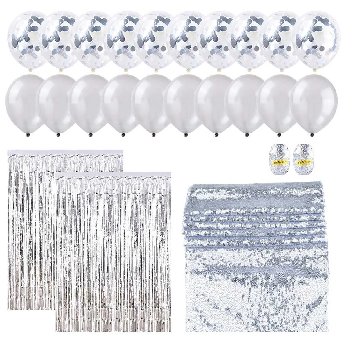 

25Pcs Rose Gold Birthday Decoration Set Letter Happy Birthday Balloon Birthday Party Decor Kids Tassel Sequin Latex Balloon