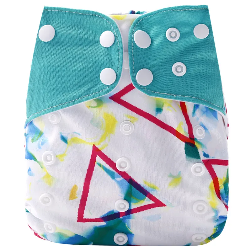 [Simfamily] 1 шт. многоразовые тканевые подгузники, регулируемые детские подгузники, моющиеся подгузники, подходят для детей 3-15 кг - Цвет: NO20