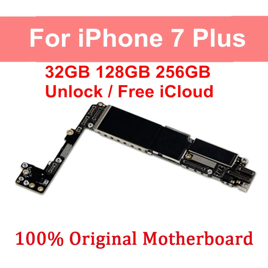 Фабрика разблокирован для iphone 7 Plus материнская плата с/без сканера отпечатков