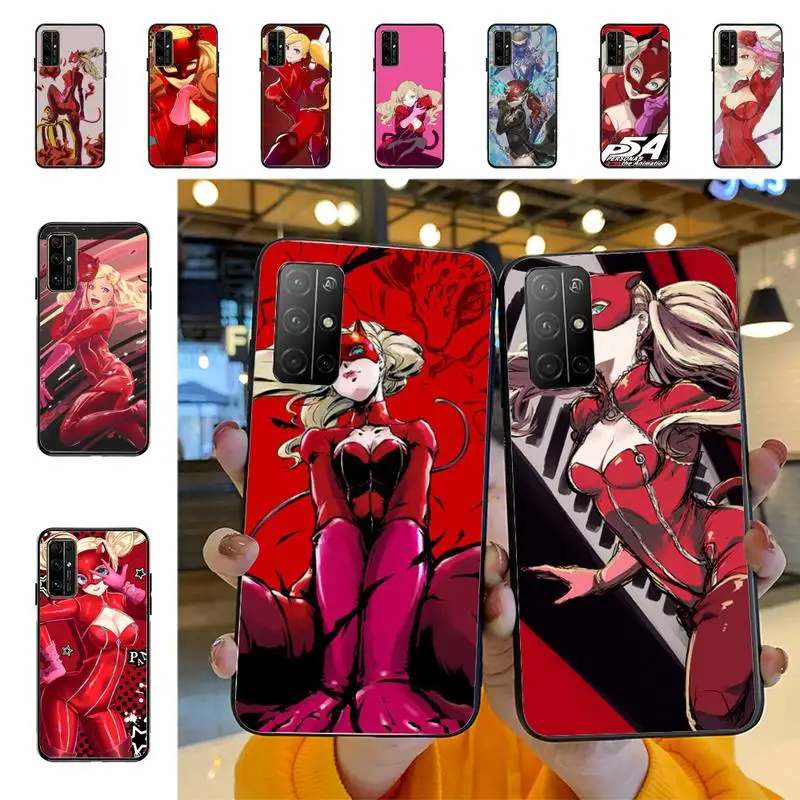 

YNDFCNB Anime Persona 5 Anne Takamaki Phone Case for Huawei Honor 10 i 8X C 5A 20 9 10 30 lite pro Voew 10 20 V30
