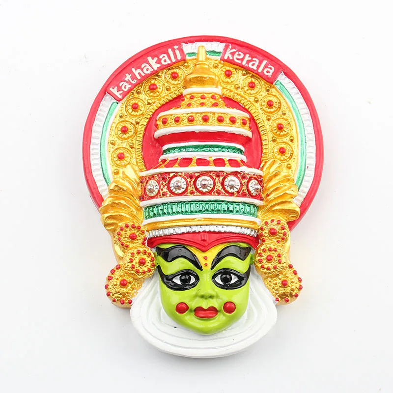 

1 шт./компл. Kerala дизайн туристический Путешествия Сувенир 3D Смола декоративный магнит для холодильника наклейки ремесла подарки