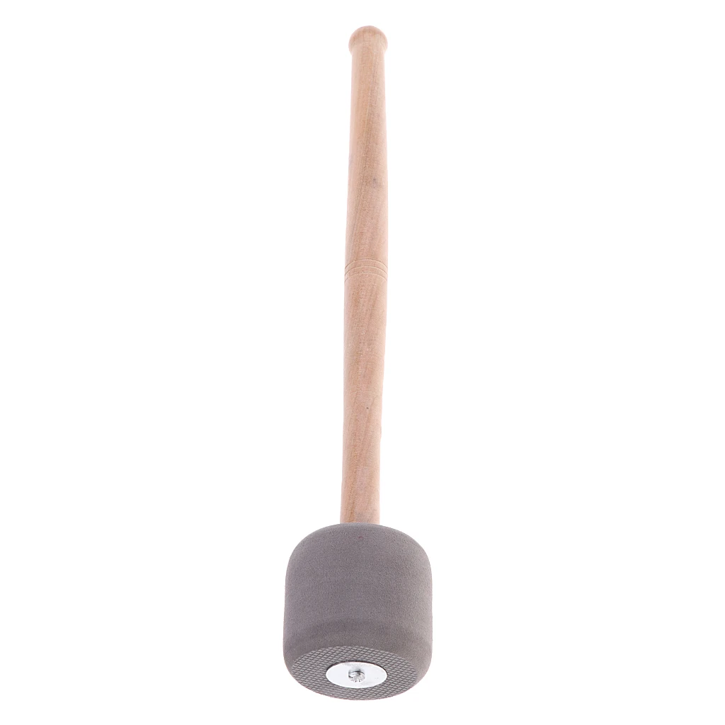 

Bass Drum Mallet Stick Foam Mallet Percussion with Wood Handle for Drummer Bands Musical Playing Length 33cm