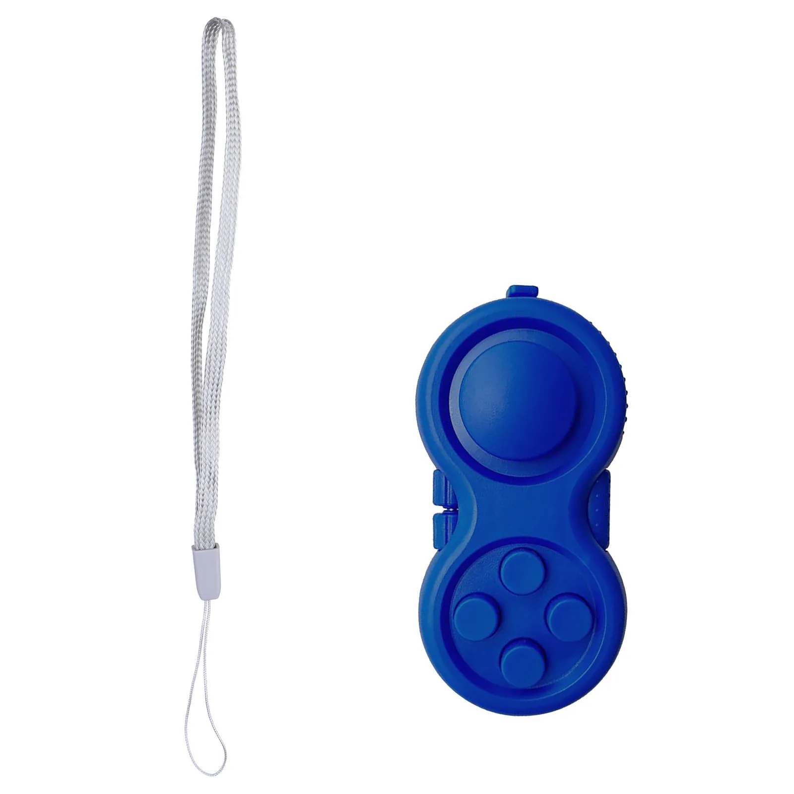 

Press Decompression Toy Original Rubber Classic Controller Gamepad With 8 Fixed Functions And Lanyard For Children New R5