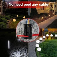 low voltage wire connector waterproof quick cable connector easy install landscape lighting customized 12 14 gauge wire terminal