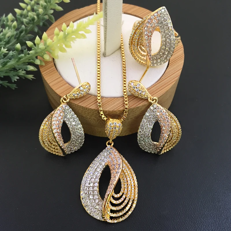 Lanyika модное ювелирное изделие романтическое ожерелье с микро инкрустацией