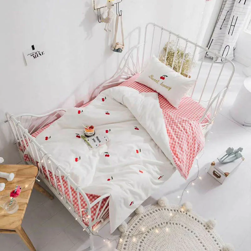 Постельное белье для новорожденных детская кроватка с пододеяльником хлопковый