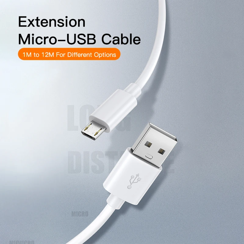 Кабель Micro USB для домашней веб камеры удлинитель проектора зарядный кабель