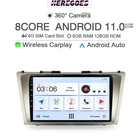 Автомобильный мультимедийный плеер 2DIN, 9 дюймов, Android 11, для Toyota Camry 40, 50, 2006-2011, навигация GPS, 4G, LTE, Carplay, автомобильное радио, стерео, DSP
