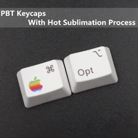 pbt keycaps mac commond and option keys dye sublimation cherry mx key caps for mx switches mechanical gaming keyboard