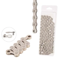 bicycle chain 6 7 8 9 10 11 speed silver plating 116 links mtb mountain road bike chains stainless steel cycling chain bc0578