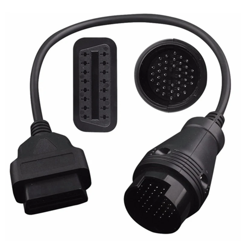 

Для Benz MB 38 Pin до 16 Pin OBD2 OBD II диагностический адаптер для Mercedes 38 Pin OBD 38Pin разъем