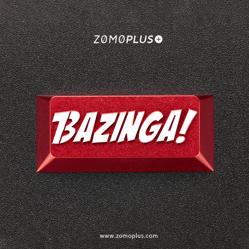 Zomo Bazinga Artisan Keycap CNC Анодированный Алюминиевый совместимый переключатель Cherry MX