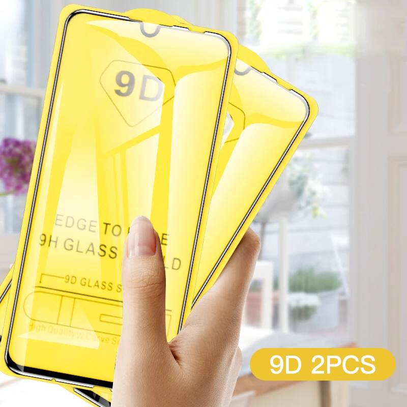 

Curved 9D Tempered Glass For Huawei Y6 Pro Y7 Lite Y5 2018 Y9 Prime 2019 Y6 Y 5 Screen Protector Full Glue Protective Film