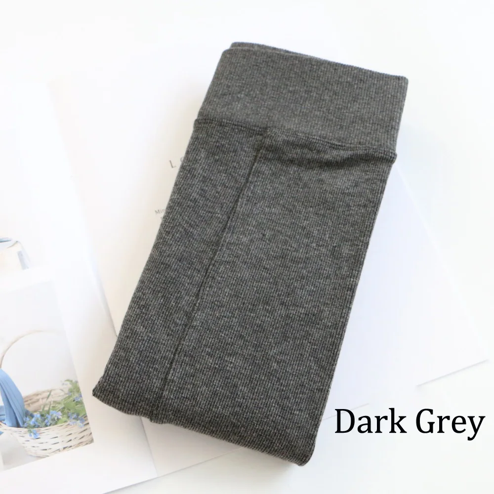 Dark Grey Японские корейские Популярные Теплые мягкие шерстяные колготки на осень и зиму, хлопковые однотонные колготки, эластичные кашемировые брюки кремового цвета, цвета хаки, верблюжьего, серого цвета - Color: Dark Grey