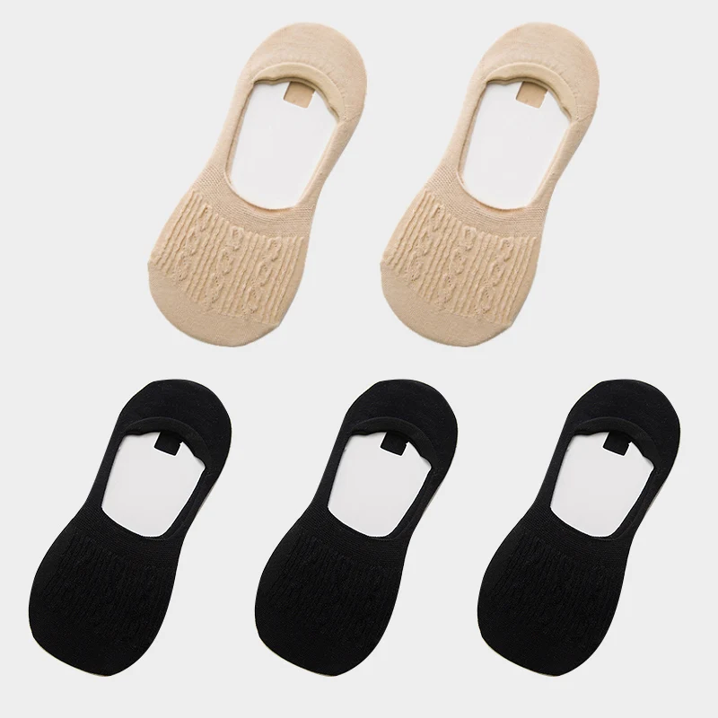 style Q 5 pairs 5 пар, Хлопковые женские носки, одноцветные, снежинки, мягкие, забавные Женские носочки, летние носки-тапочки, Лидер продаж - Цвет: style Q 5 pairs