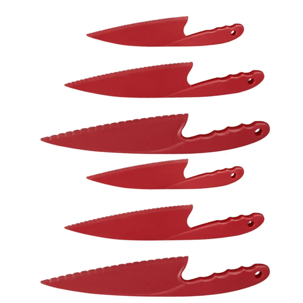 2 шт Пластиковые Фрукты резак торт пластиковые ножи детей раннего образования