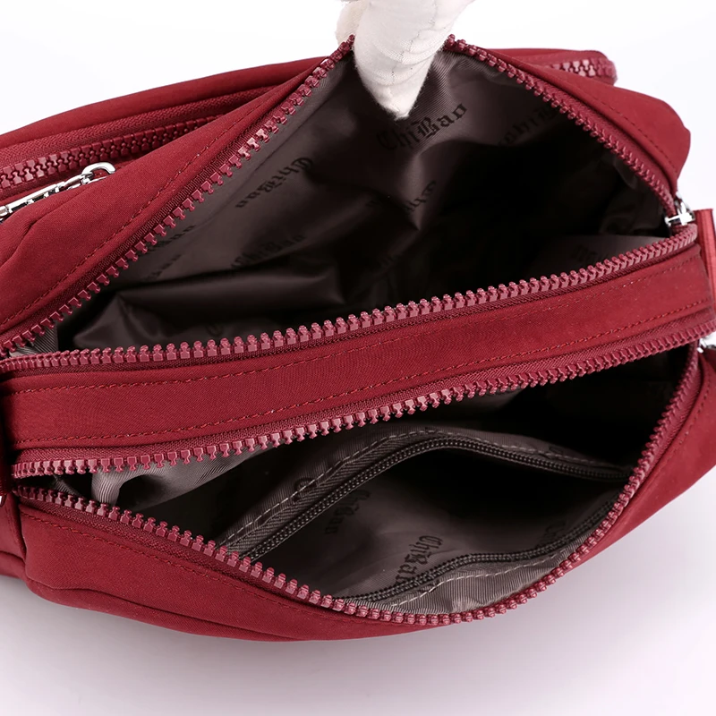Bags for Women Nylon Crossbody Waterproof Female Messenger Bag Embroidery Shoulder Bag Small Fashion Women Messenger Bags