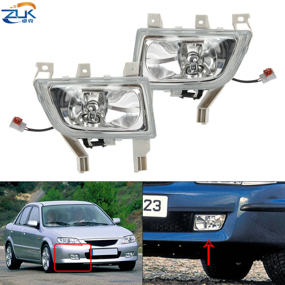 Противотуманные фары светильник дневного Анти туман для Mazda 323 Familia Protege BJ 1998 2003