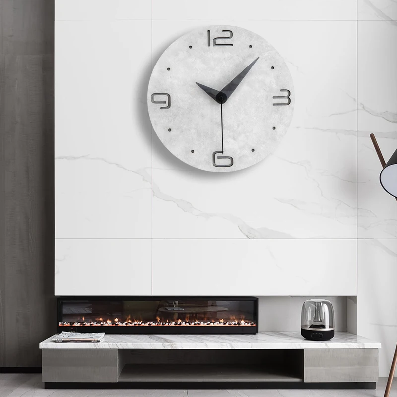 

Простые художественные настенные часы современный дизайн скандинавские креативные деревянные декорация настенные часы Тихая гостиная Reloj...