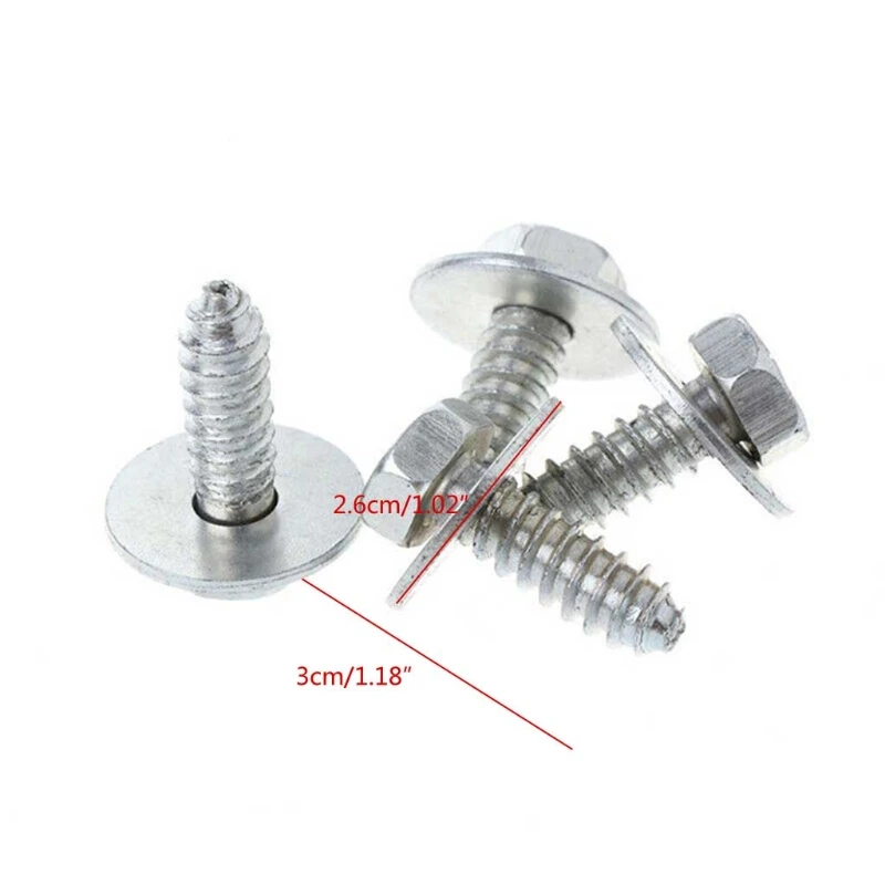 

Pack of 50 Multifunctional Engine Under Cover Push Style Door Trim Panel Retainer Clips for Bumper Mudguard T21E