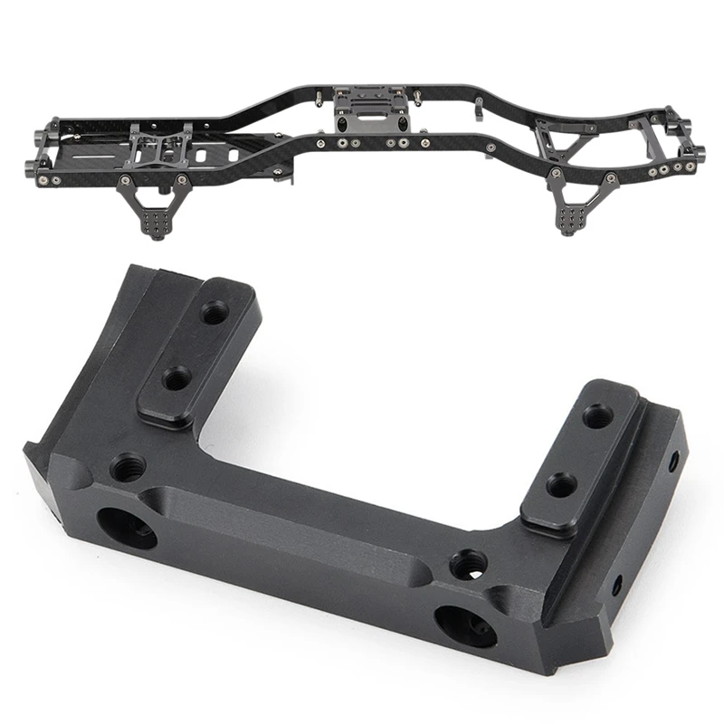 

Каркасный бампер SCX10, каркас из углеродного волокна, направляющие и передний бампер, стенд для Сервомотора для Axial SCX10 II AX90046 90046