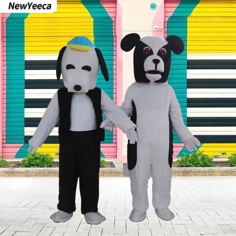 Два вида костюмов для косплея собаки талисман мультяшная кукла марионетка