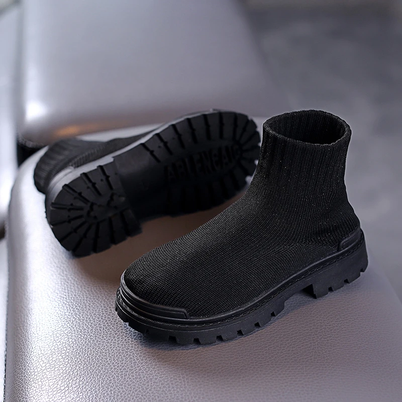 Ботинки детские Martens сетчатые полусапожки Прогулочные кроссовки для начинающих