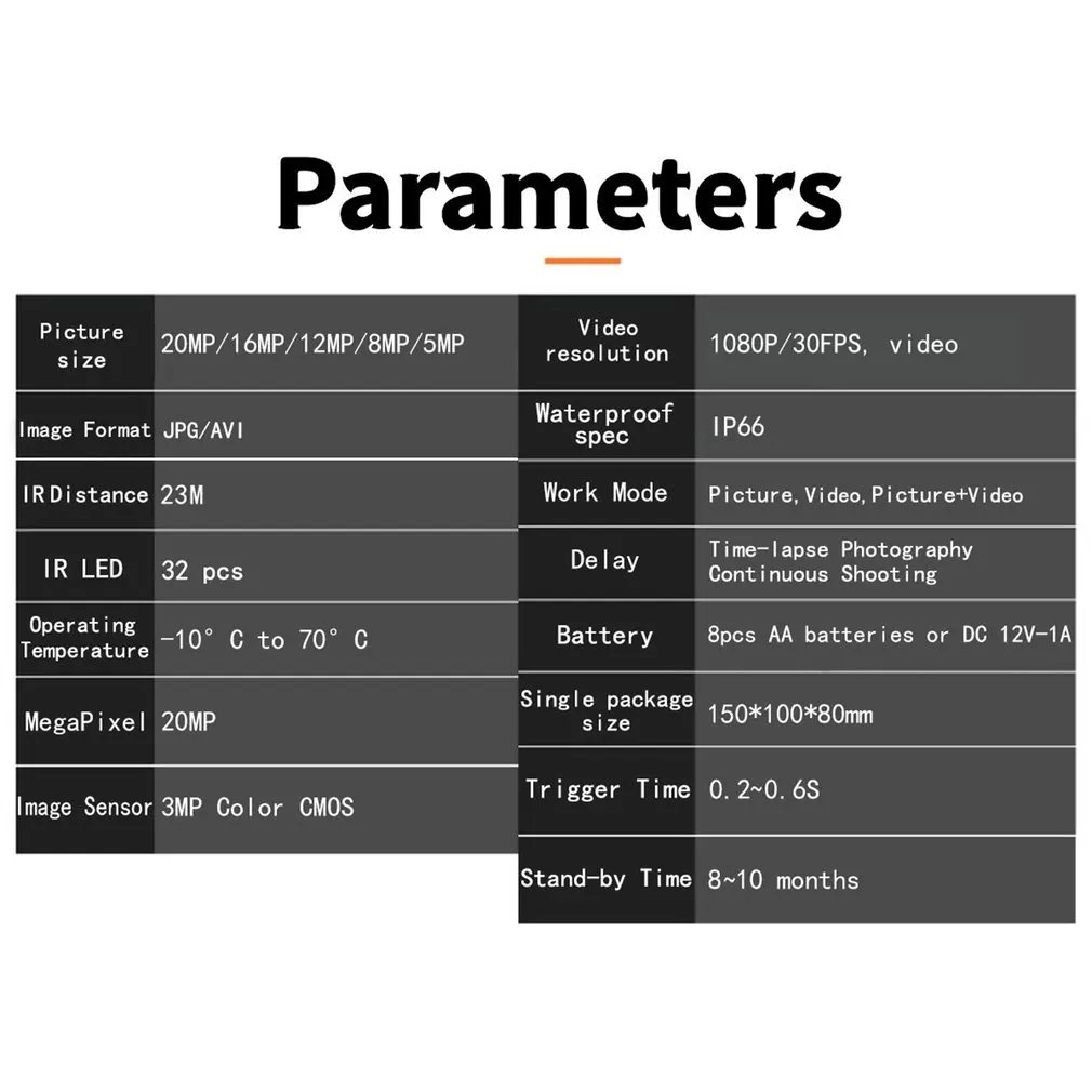 

Hunting Trail Cameras PR800 20MP 1080P Wildlife Camera Photo Traps Night Vision SMS MMS SMTP Email Cellular Surveillance