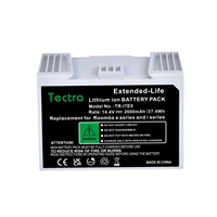 tectra 2600mah vacuum cleaner battery for irobot roomba compatible with roomba e series e5 e6 and i series irobot i7 battery