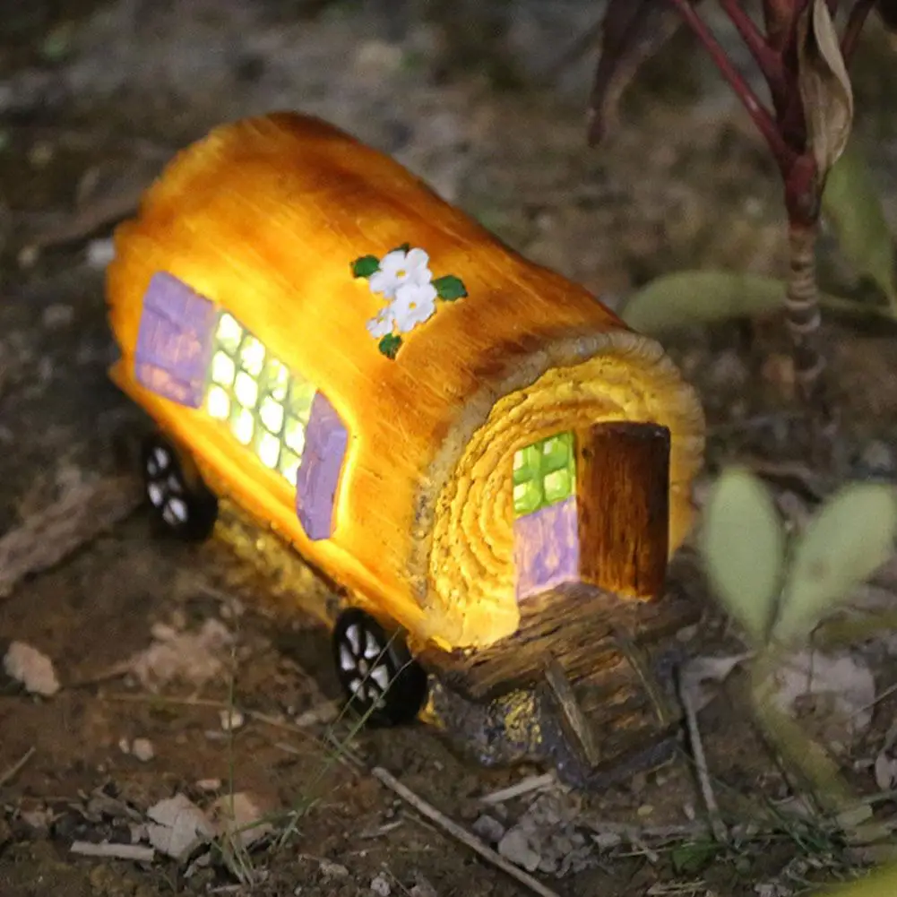 Светильник для газона из прочного материала полимерный на солнечных