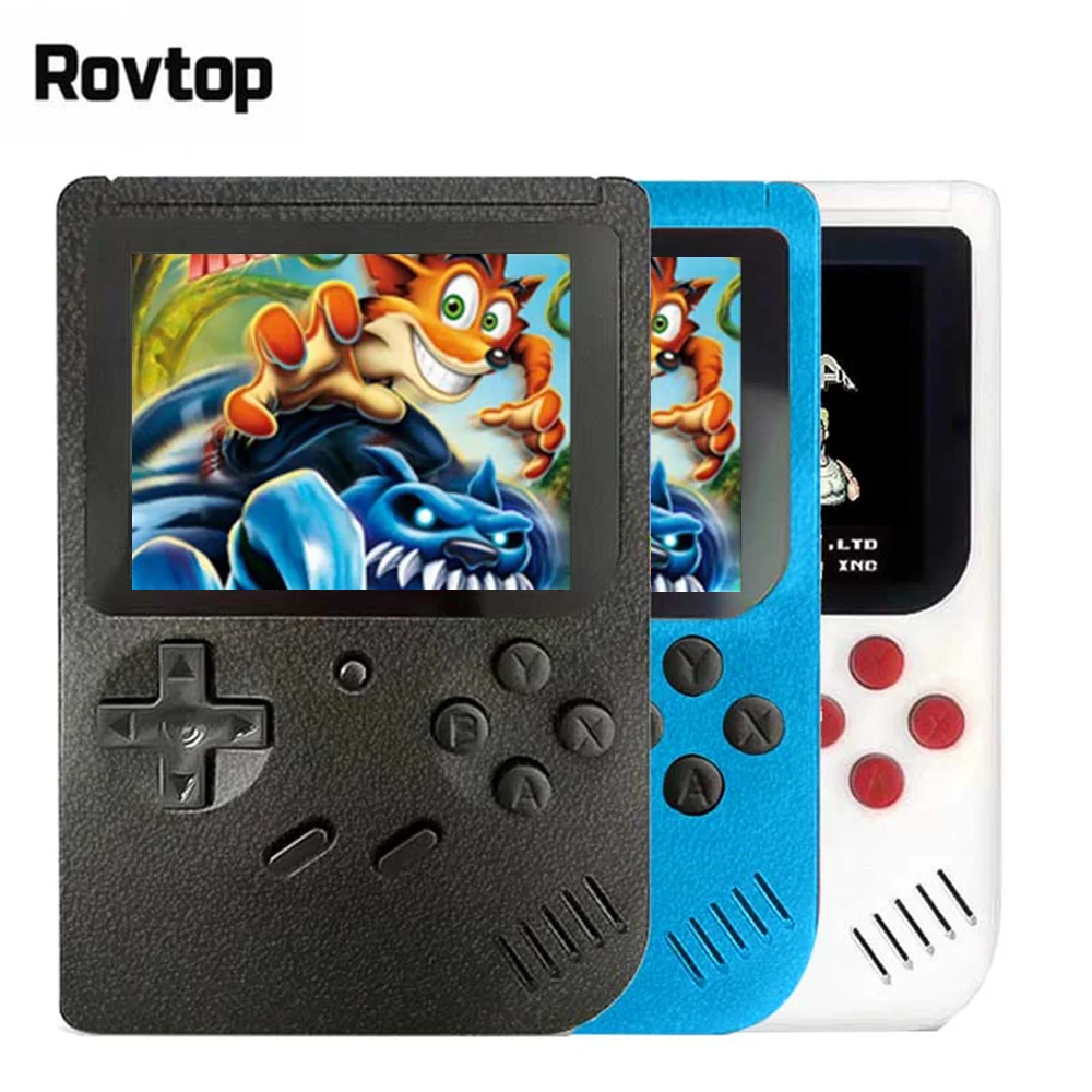 Портативная мини игровая консоль Rovtop в стиле ретро 8 бит 2 дюймовый ЖК экран