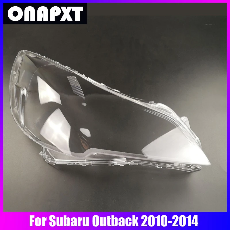 

For Subaru Outback Car 2010-2014 Glass Head Light Lampshade Lamp Shell Case Transparent Lens Front Headlight Cover Replacement