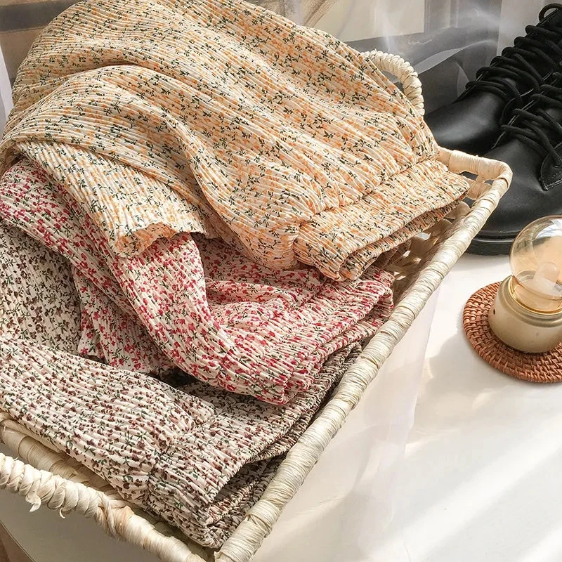 

Fashion printing Sweet summer floral skirt Women Elegant Slim Allmatch A-line skirt Female 2021 new Chic Korean ladies Dress