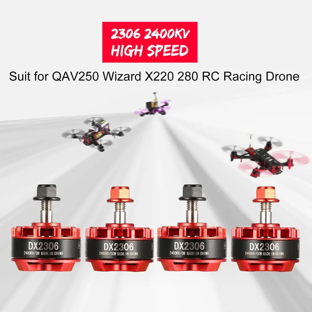 Новый высококачественный бесщеточный двигатель Racerstar Racing Edition 2306 BR2306S 2400KV 2 4S для