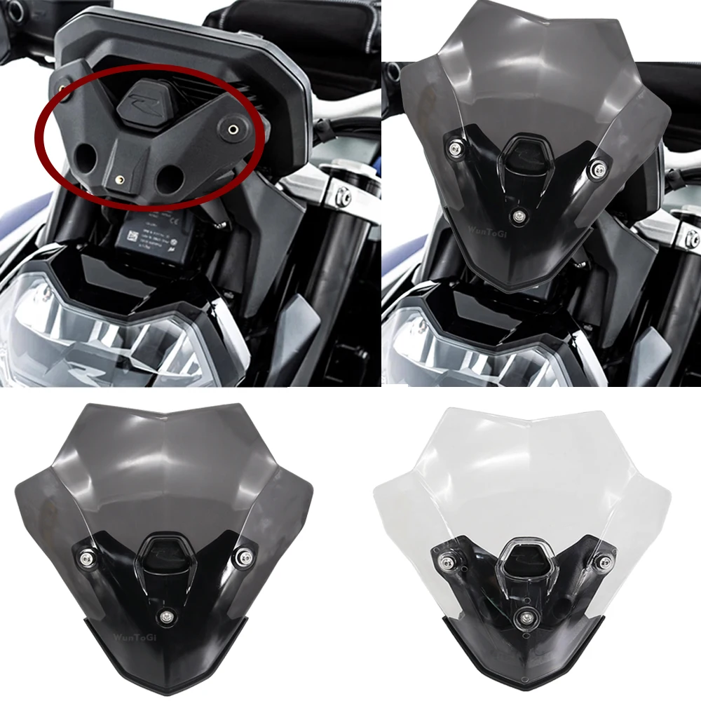 

For BMW F900R F 900R F900 R 2020 Motorcycle Windshield Fairing Front Deflector Wind Deflectors High quality plastic Heightened