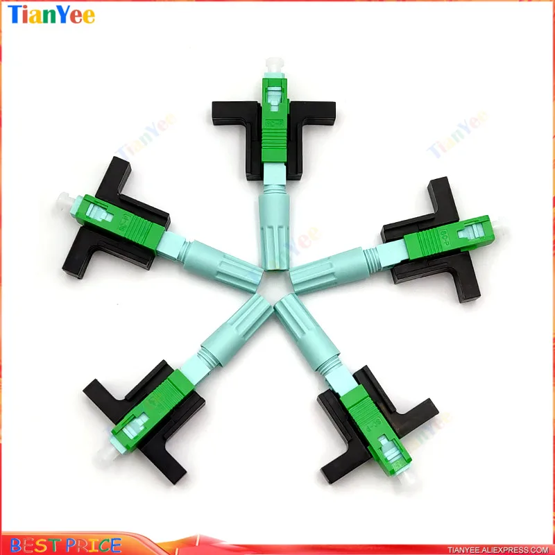 Блок фиксированной длины 58 мм LX58 однорежимный SC UPC APC быстрый соединитель FTTH