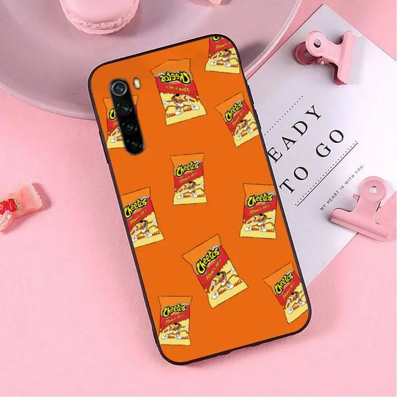 

Puffed food brand Cheetos Luxury case coque fundas etui for xiaomi note max mi 3 7 8 9se Redmi 7 7a 8 8t 10 pro lite cases cover