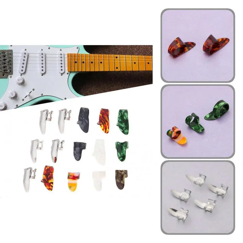 

15 шт./компл. гитара с большим пальцем, износостойкие комплекты для гитары