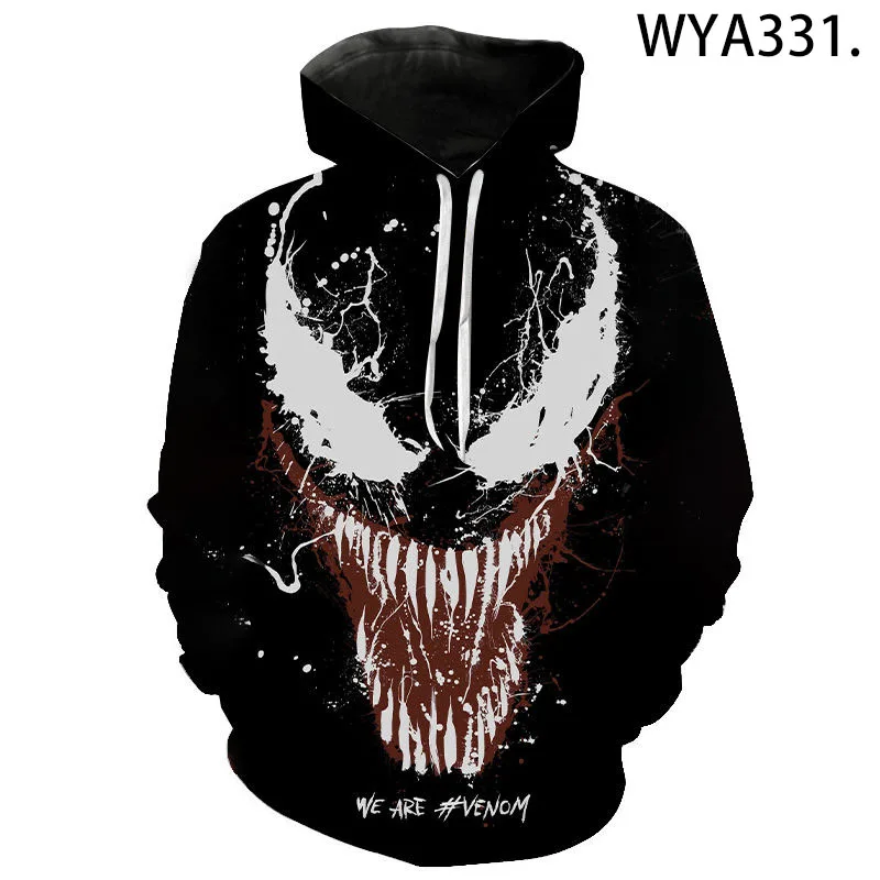 

2021 New Autumn Venom Hoodies Men Women Children Casual Sweatshirts 3d Print Hoodie Funny Cool Boy Girl Kids Harajoku Streetwear