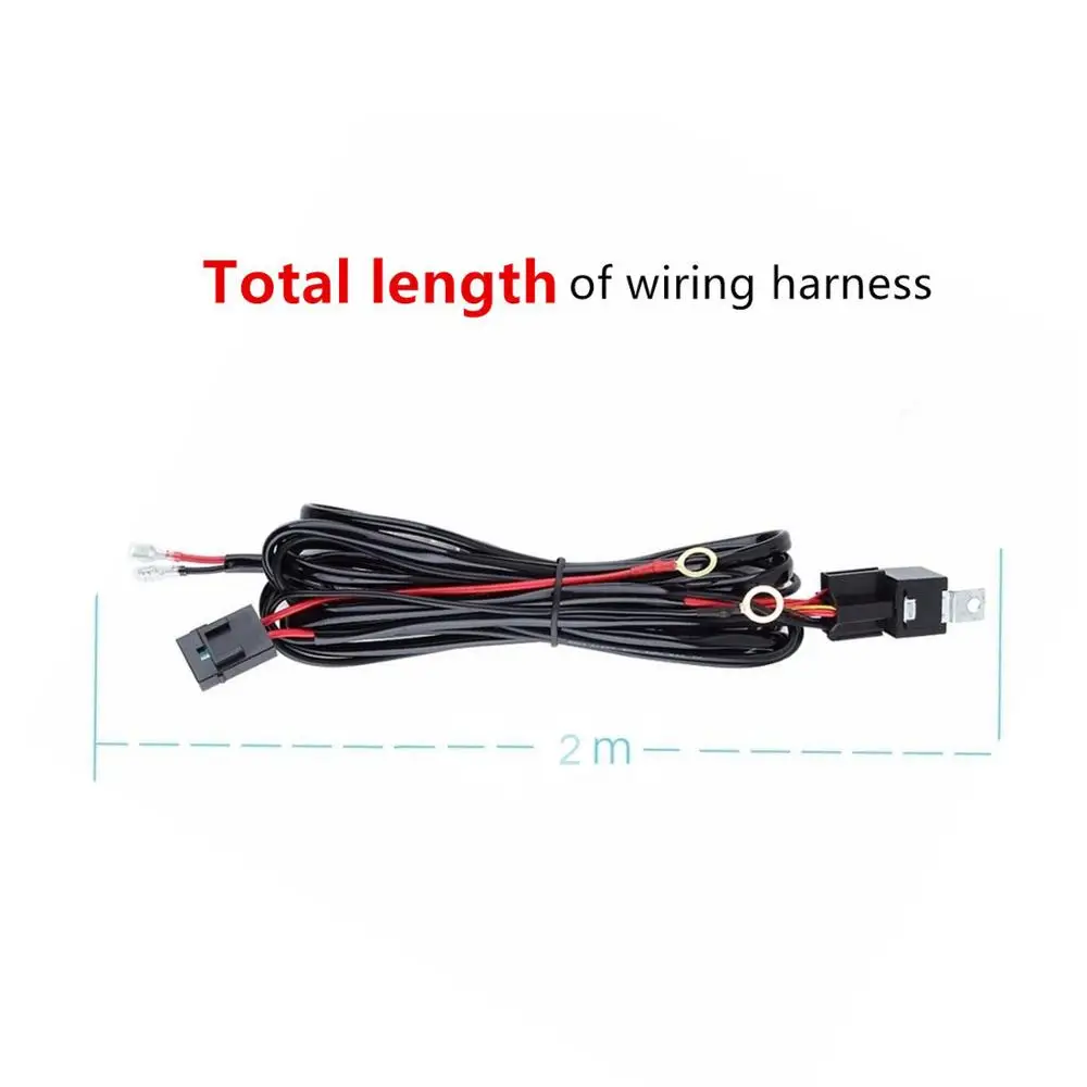 Remote Wiring Harness for Led Light Bar with 12V 40A One Line Kit ON/OFF Switch Relay Work Lights Off Road Fog Driving | Автомобили и