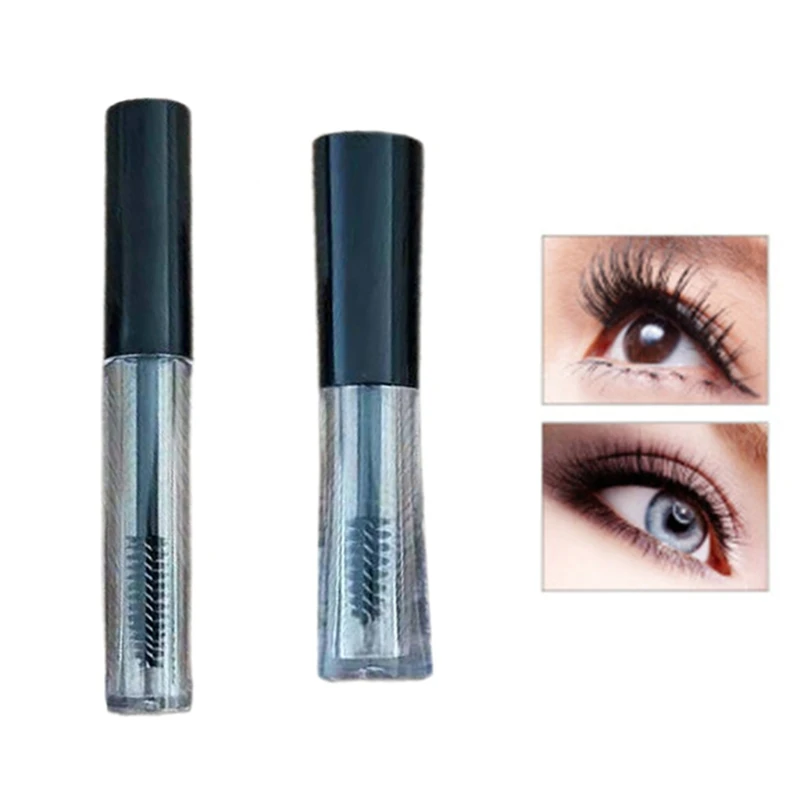 5 шт. прозрачная пластиковая пустая тушь бутылка для блеска губ многоразовый крем