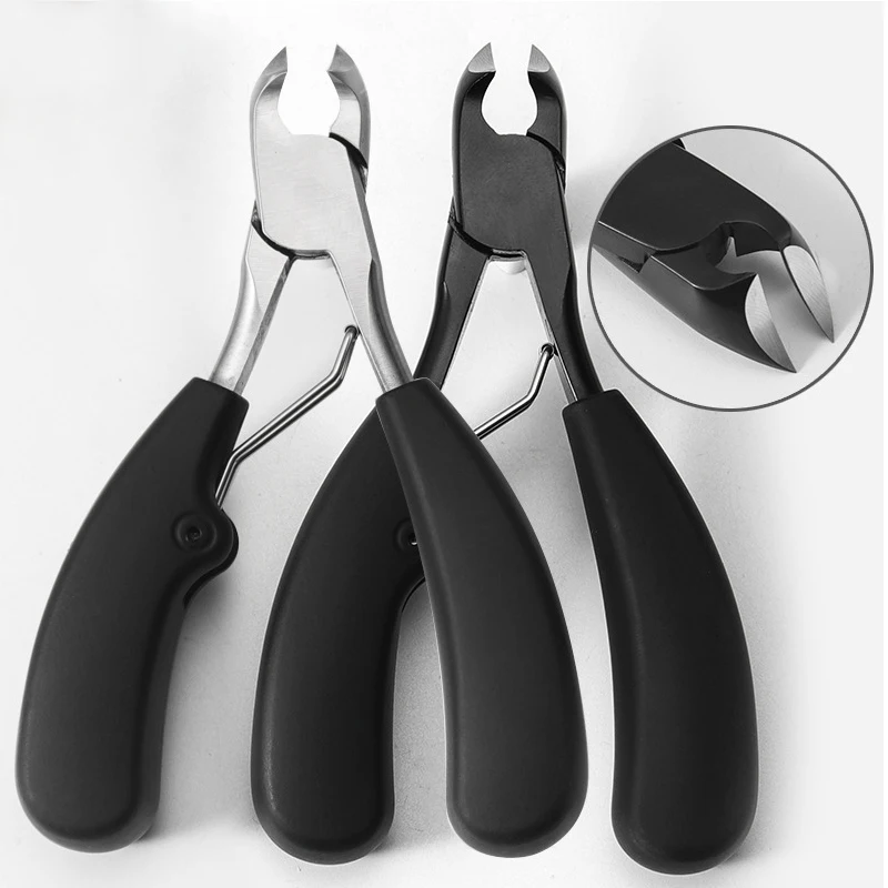 

Stainless steel nail clippers trimmer Ingrown pedicure care professional Cutter nipper tools for feet toenail paronychia improve