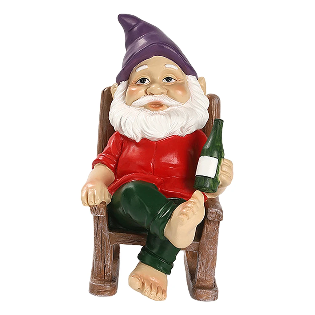 

Decor Gnome Statue Figurines Ornaments for Yard Decorations Lawn Courtyard
