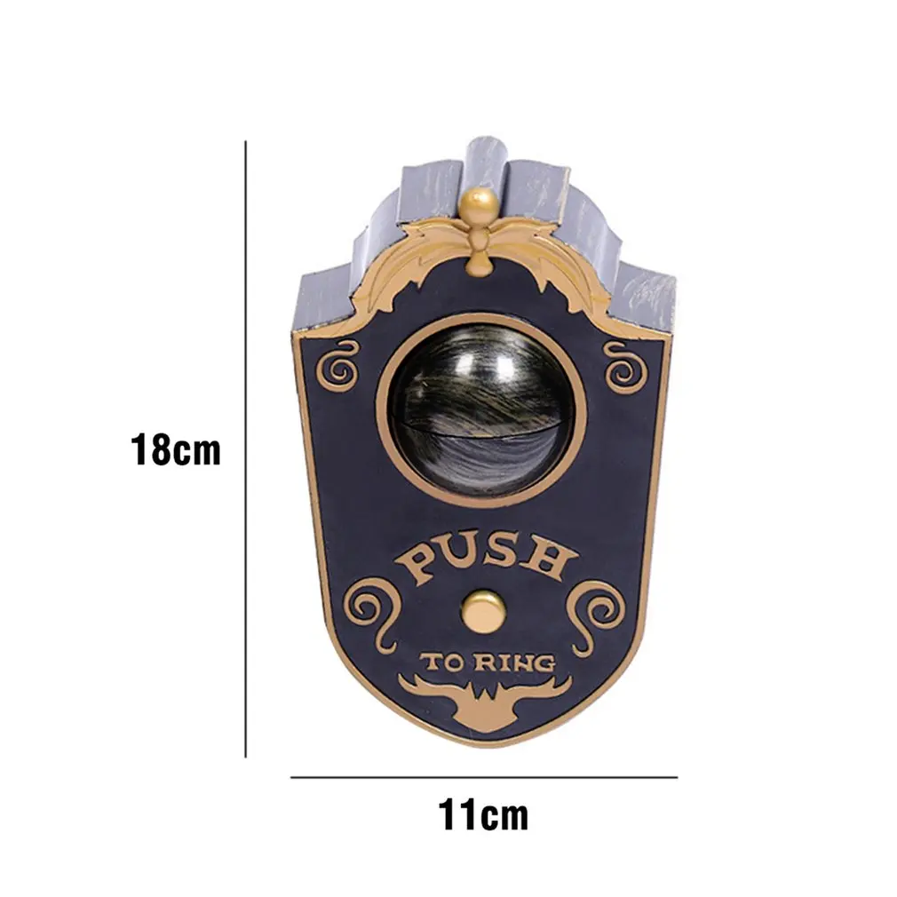 

New Animated Single Eye Door Bell Sound Doorbell Eye Light Sound Halloween Prop Scary Spooky Sound Halloween Decoration Bell
