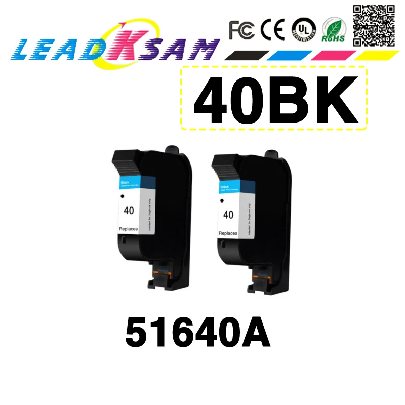 Отличные черные картриджи 51640A совместимые с hp40 Designjet 230 250c 330 350c 430 450c 455CA 488CA 650c 1200C |